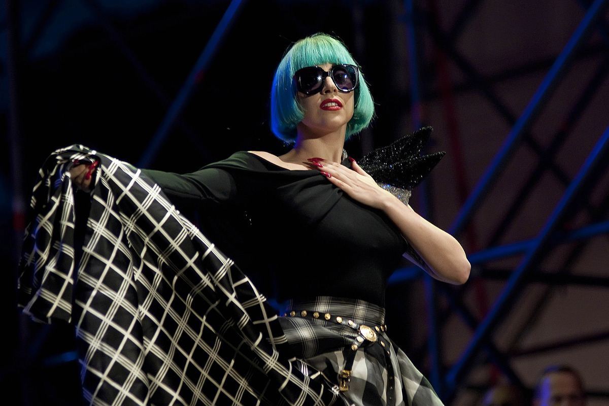 Lady Gaga на гей-параде в Риме