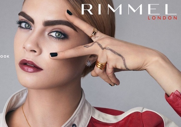 Кара Делевинь снялась в новой рекламной кампании косметики Rimmel