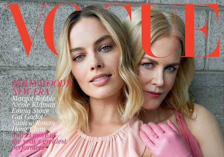 Марго Робби и Николь Кидман вместе снялись для британского Vogue