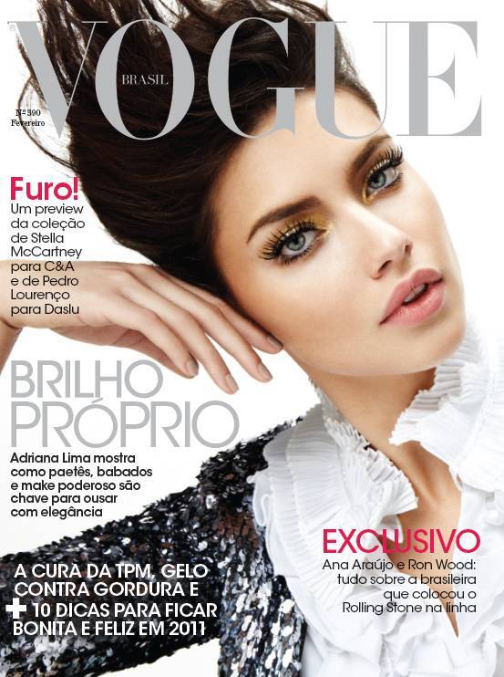 Адриана Лима в журнале Vogue. Бразилия. Февраль 2011