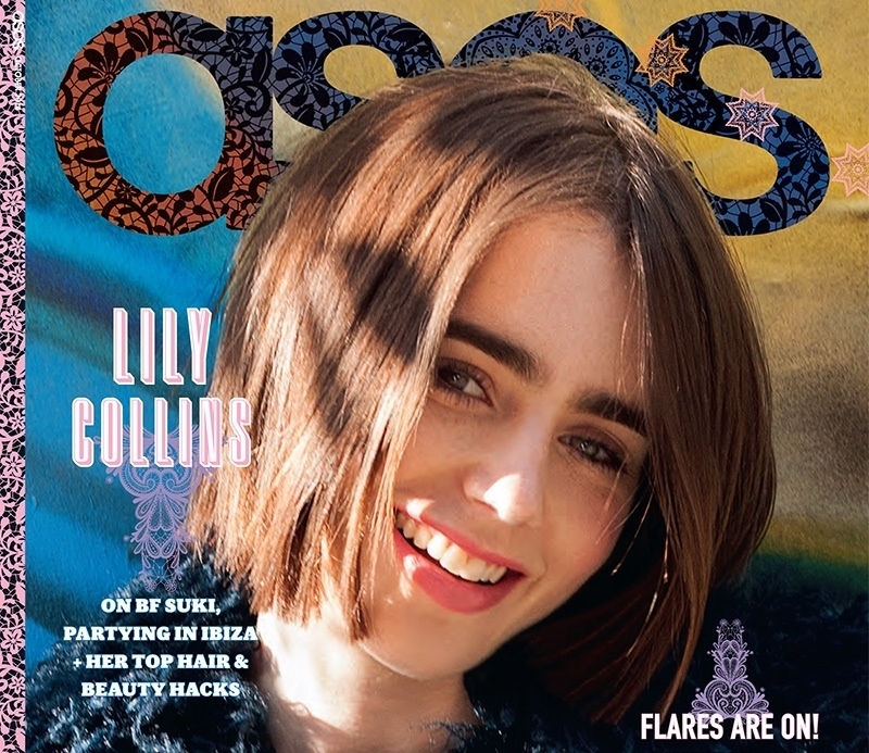 Лили Коллинз в журнале ASOS. Октябрь 2014