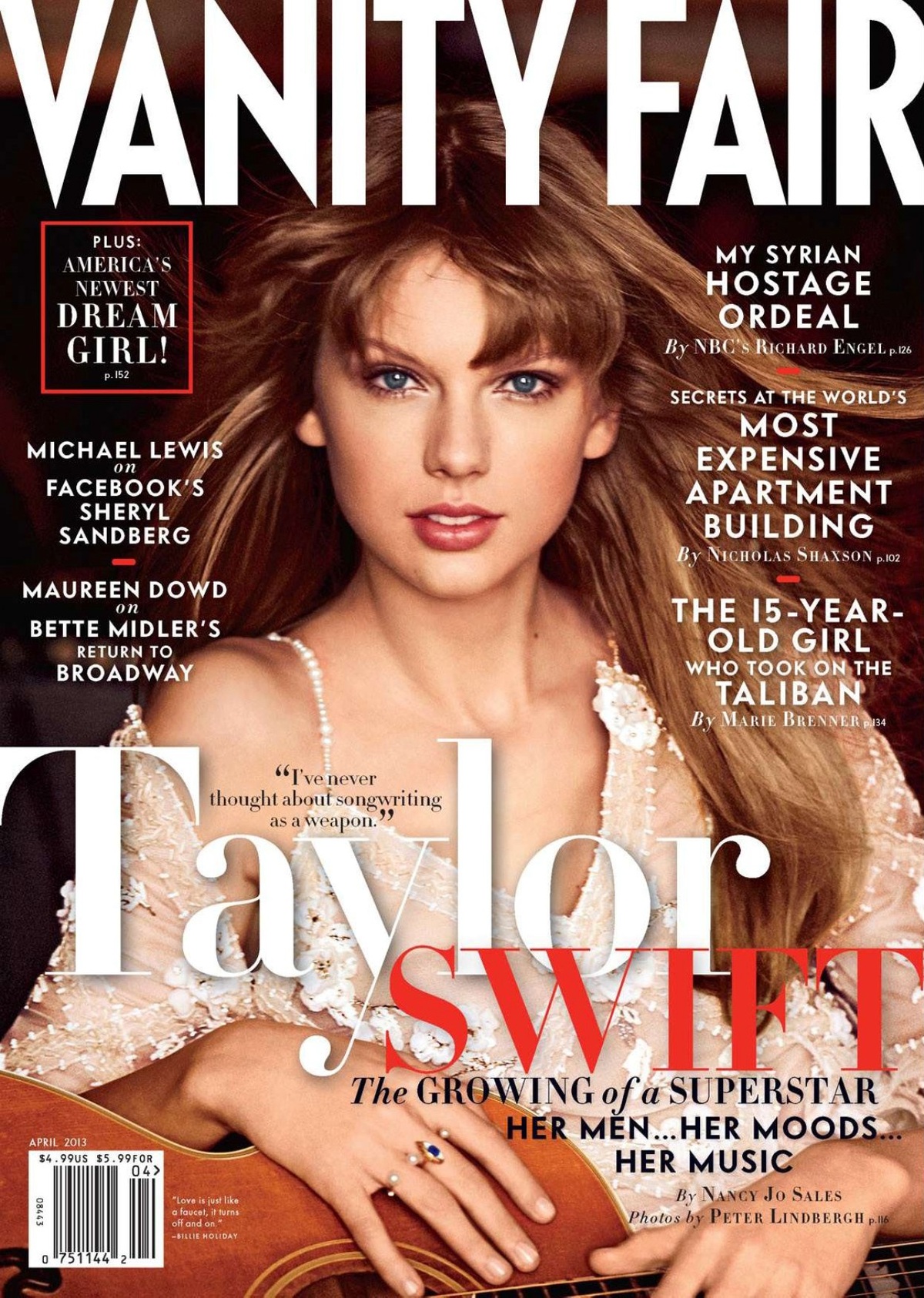 Тейлор Свифт в журнале Vanity Fair. Апрель 2013