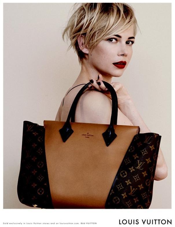 Мишель Уильямс в рекламной кампании сумок Louis Vuitton: первый взгляд