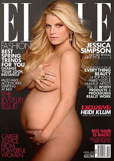 Джессика Симпсон в журнале Elle. Апрель 2012
