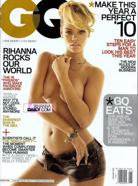 Рианна в журнале GQ. Январь 2010