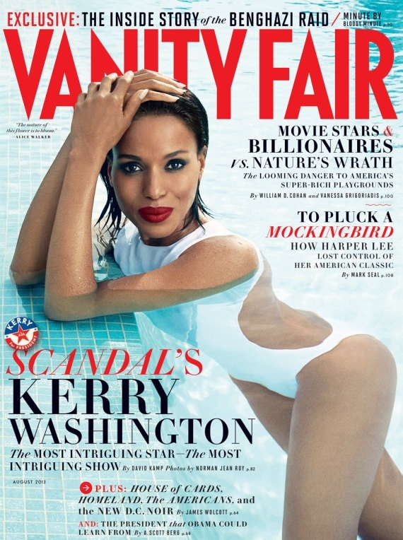 Керри Вашингтон в журнале Vanity Fair. Август 2013