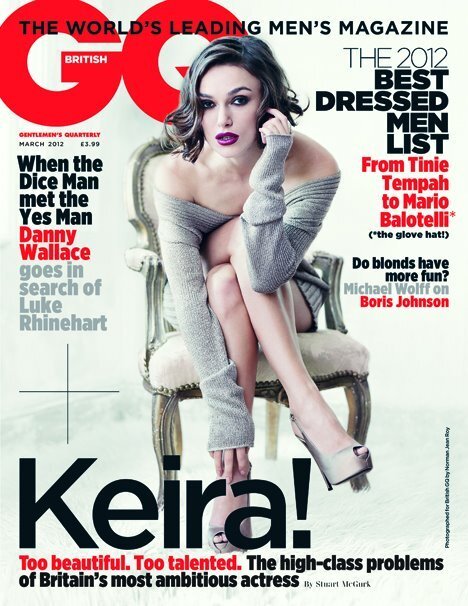 Кира Найтли в журнале GQ Великобритания. Март 2012