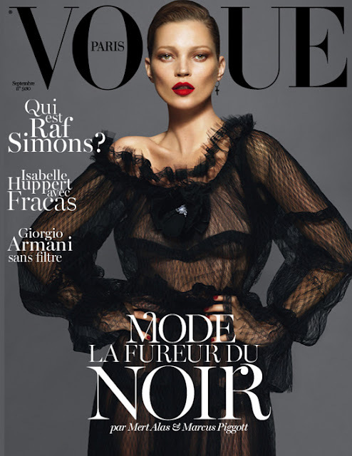 Кейт Мосс в журнале Vogue Франция. Сентябрь 2012