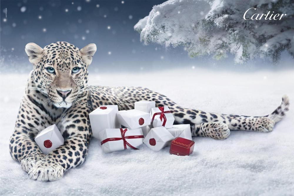 Праздничная рекламная кампания Cartier «Зимняя сказка»