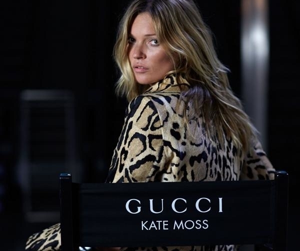 Кейт Мосс в рекламе сумки Jackie от Gucci