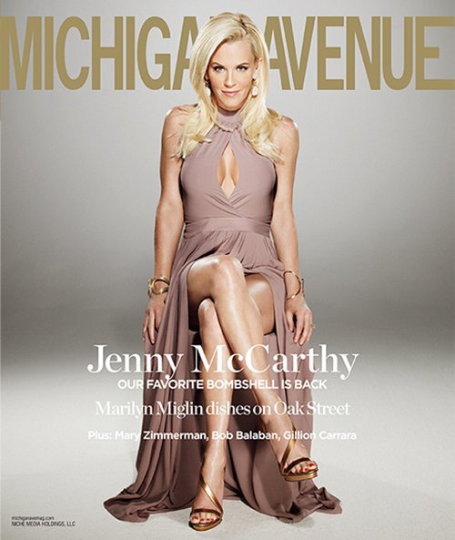 Дженни МакКарти в журнале Michigan Avenue. Осень 2012