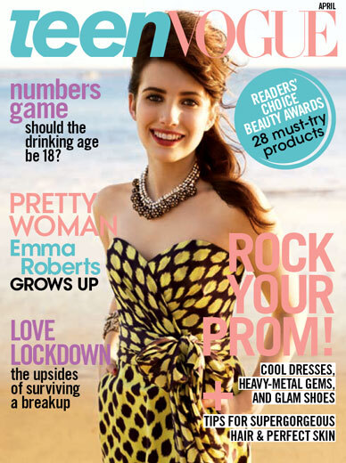 Эмма Робертс в журнале Teen Vogue. Апрель 2009