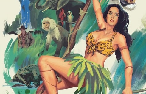 Постер сингла Кэти Перри - Roar