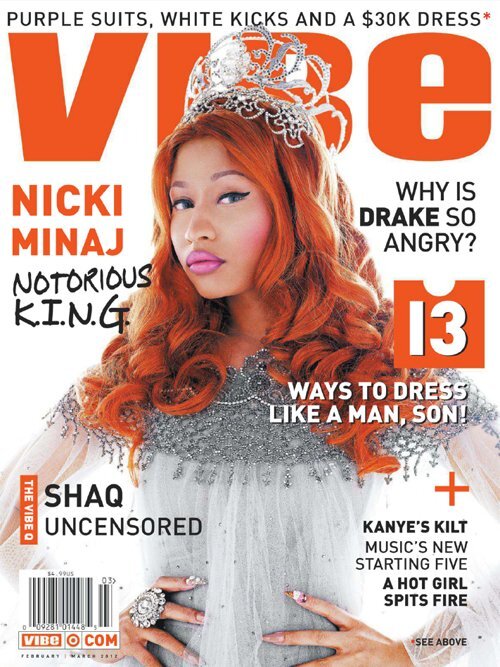 Ники Минаж в журнале Vibe. Февраль / март 2012