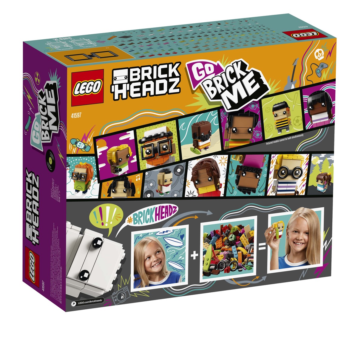 Новый набор LEGO BrickHeadz GoBrickMe: собери себя из кубиков!