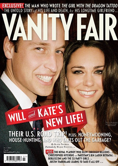 Принц Уильям и Кейт Миддлтон в журнале Vanity Fair. Июль 2011
