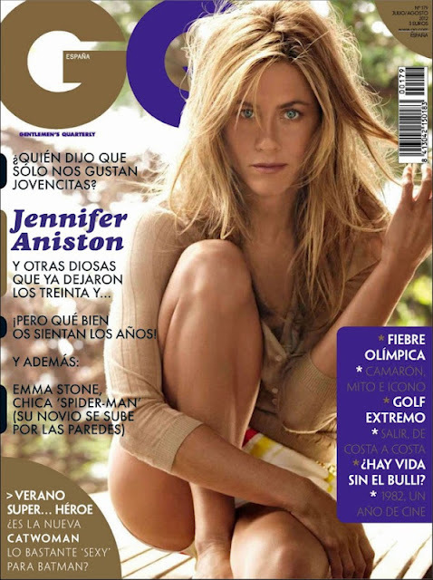 Дженнифер Энистон в журнале GQ Испания. Июль / август 2012