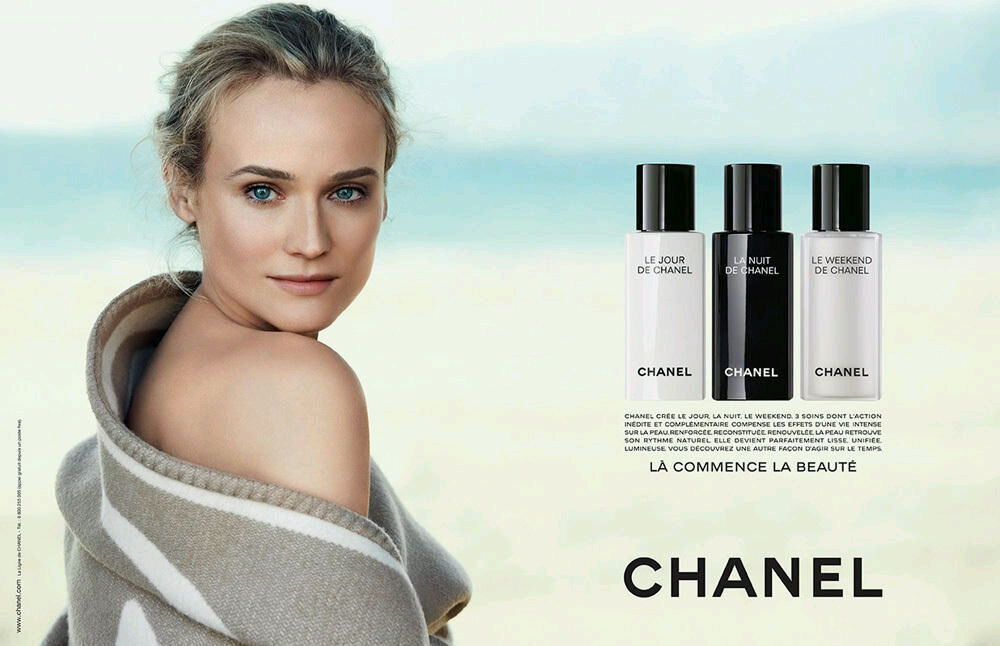 Диана Крюгер в рекламной кампании Chanel Beauty: первый взгляд