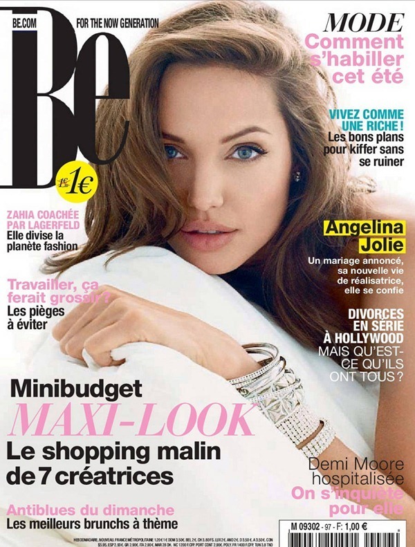 Анджелина Джоли в журнале Be Франция. Февраль 2012