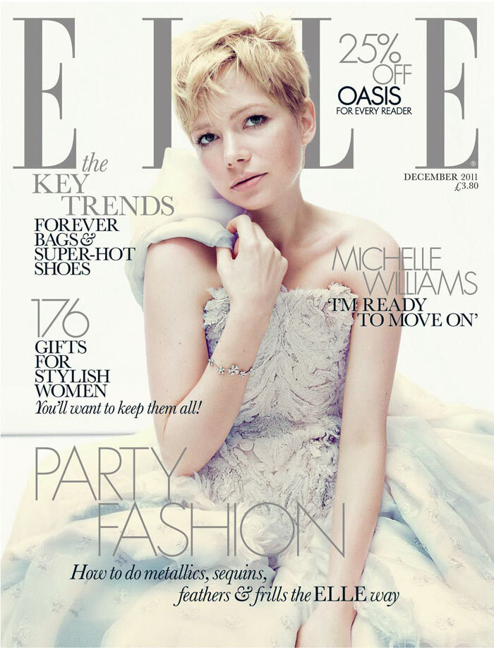 Мишель Уильямс в журнале Elle UK. Декабрь 2011