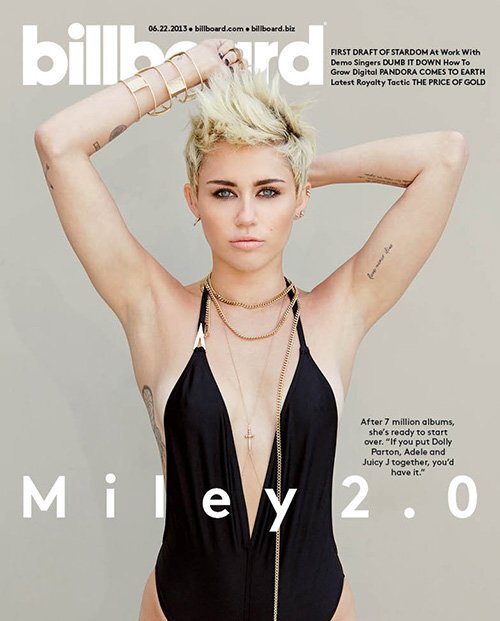 Майли Сайрус в журнале  Billboard. Июнь 2013
