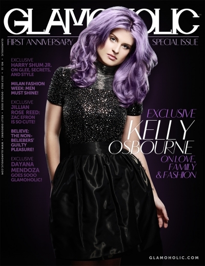 Келли Осборн в журнале Glamoholic. Июль 2012