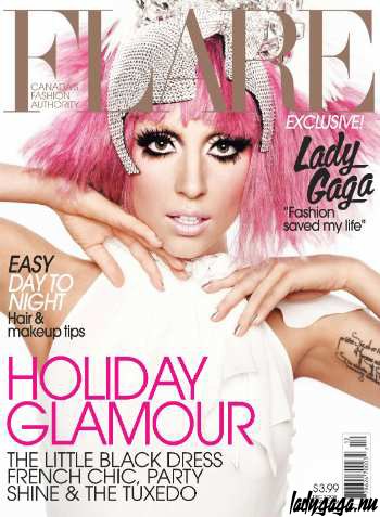 Lady Gaga в журнале Flare. Декабрь 2009