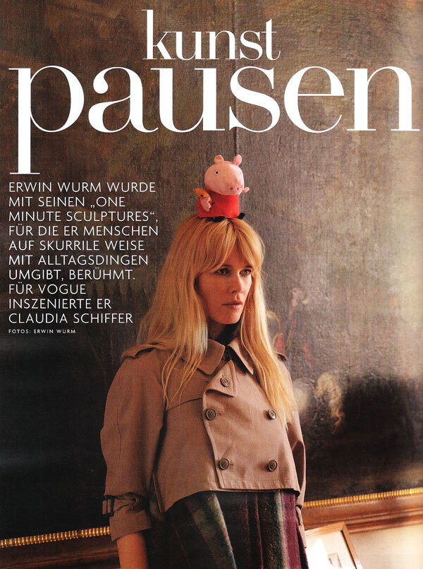 Клаудия Шиффер в журнале Vogue Германия. Ноябрь 2009