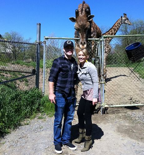 Хилари Дафф и Майк Камри в Питтсбургском зоопарке