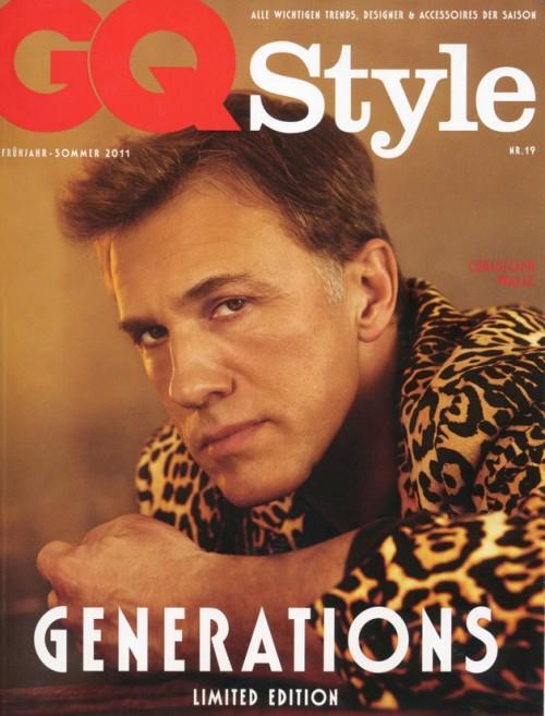 Оскароносный Кристоф Вальц в журнале GQ Style. Германия. Весна 2011
