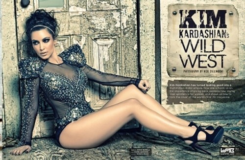 Ким Кардашиан снялась для 3D-журнала