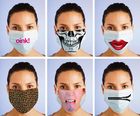 Интересные штучки: Дизайнерские маски от свиного гриппа