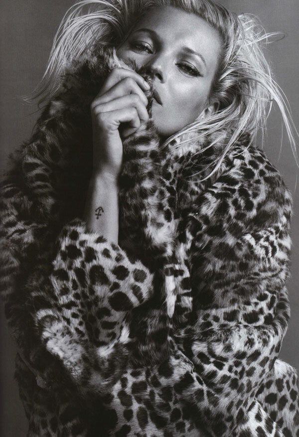 Кейт Мосс в журнале Vogue Франция. Октябрь 2009