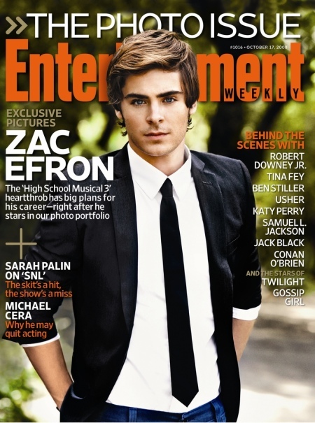 Зак Эфрон в журнале Entertainment Weekly&#39;s