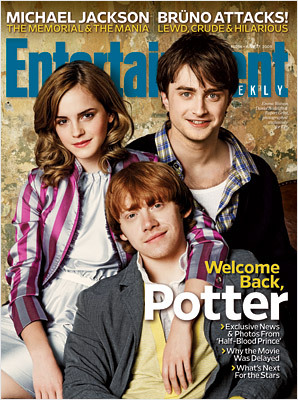 Актеры «Гарри Поттера» в журнале EW. Август 2009