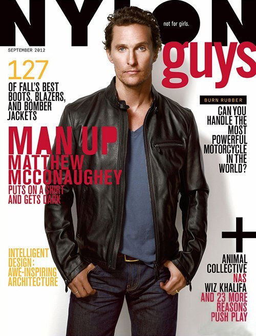 Мэттью МакКонахи в журнале  Nylon Guys. Сентябрь 2012