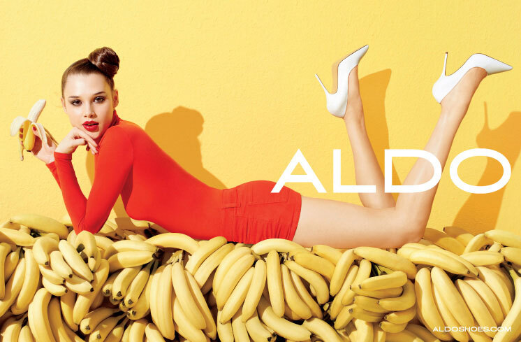 Яркая весенняя рекламная кампания обуви Aldo