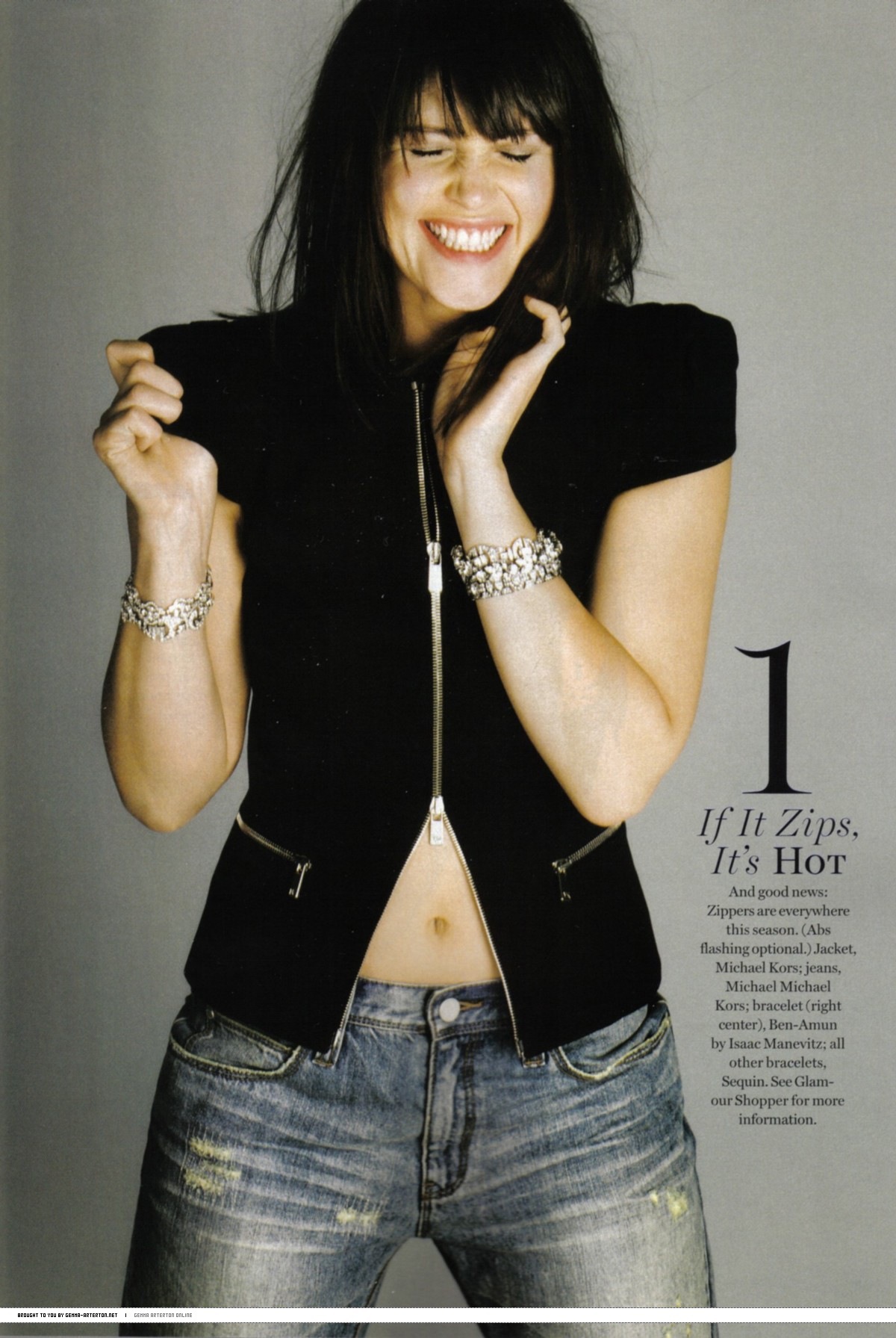 Джемма Артертон в журнале Glamour USA. Март 2010