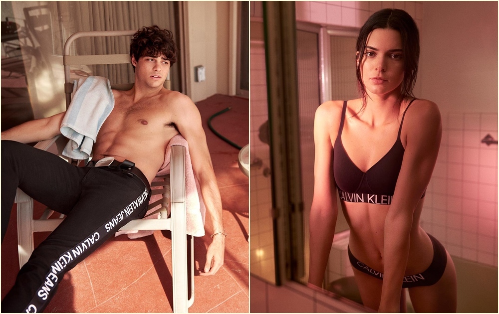 Ной Сентинео и Кендалл Дженнер разделись до нижнего белья в рекламе Calvin Klein