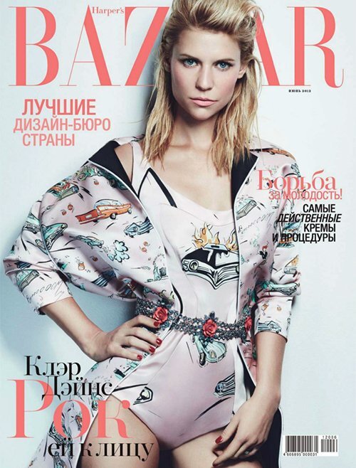 Клэр Дэйнс в журнале Harper&#39;s Bazaar Россия. Июнь 2012