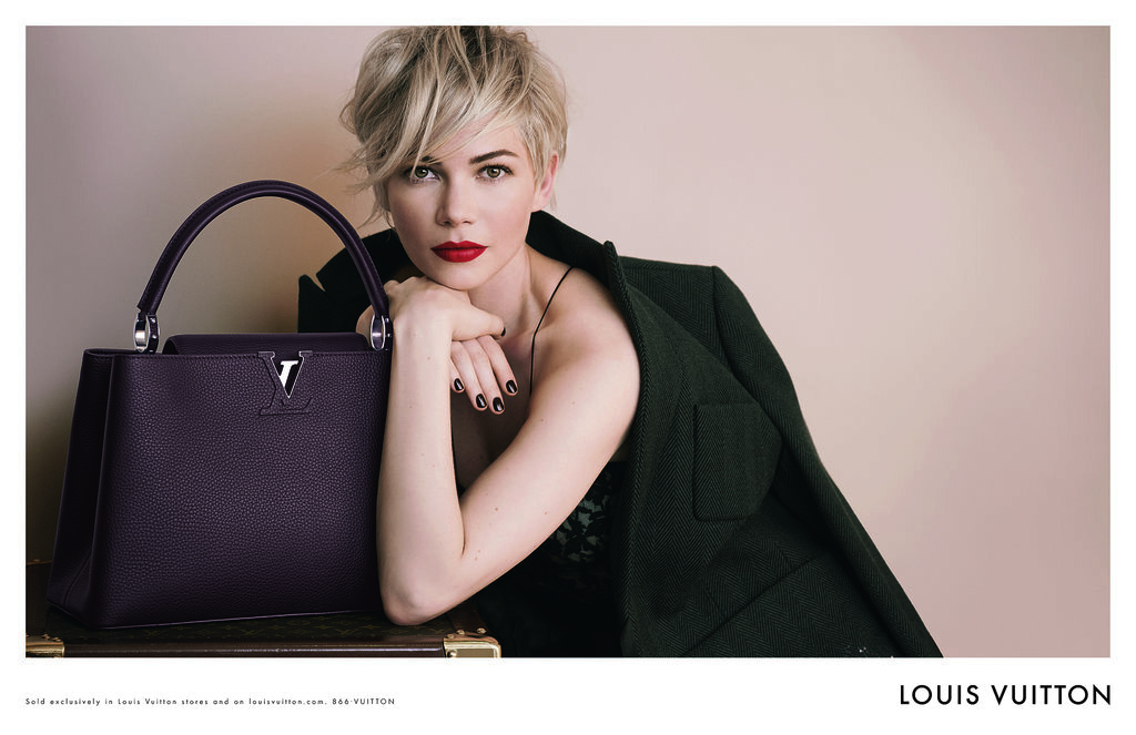 Мишель Уильямс в рекламной кампании сумок Louis Vuitton: новые кадры