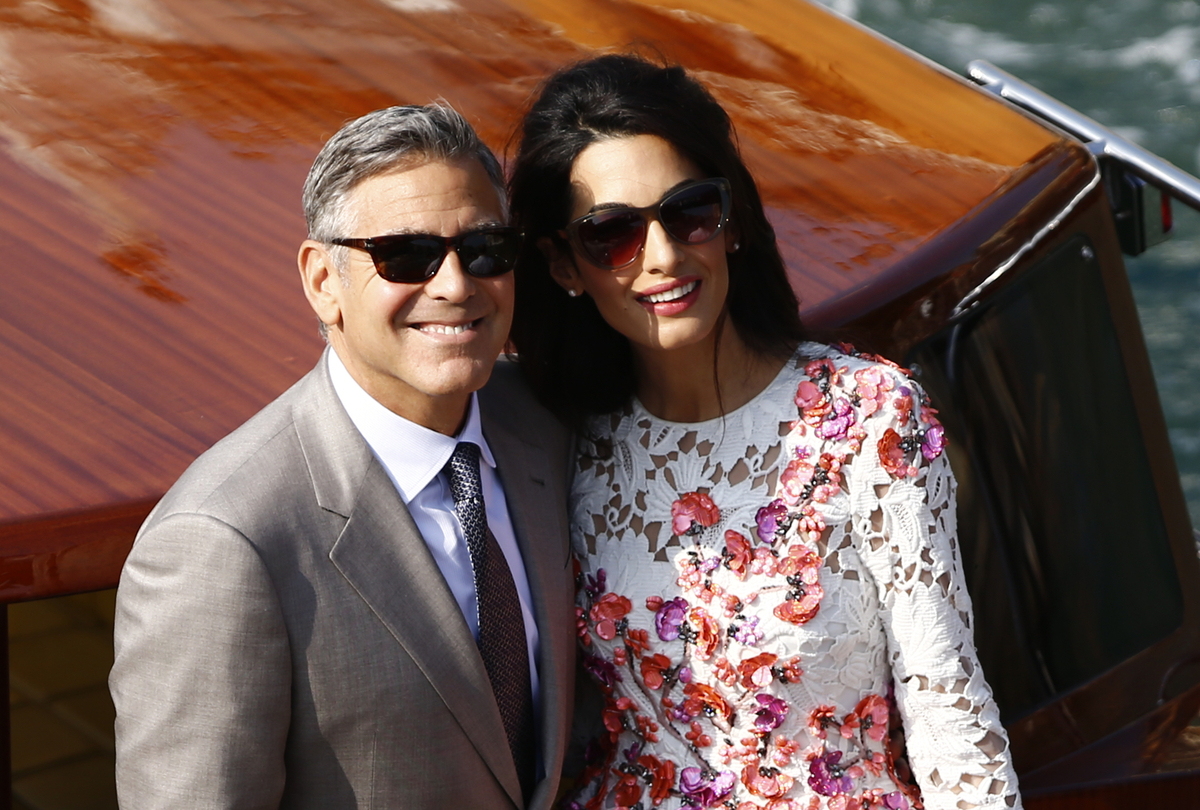 Джордж Клуни и Амаль Аламуддин поженились