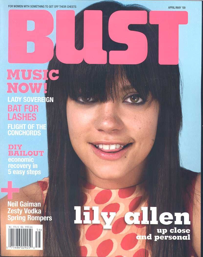 Лили Аллен в журнале Bust. Апрель 2009