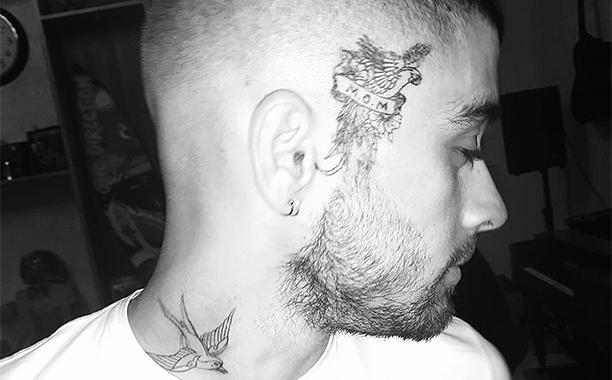 Зейн Малик сделал татуировку на голове в честь дебютного альбома