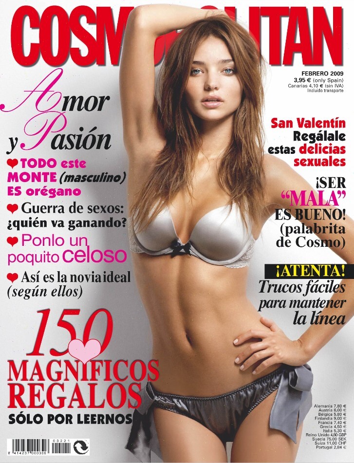 Миранда Керр в испанском Cosmopolitan и японском Vogue