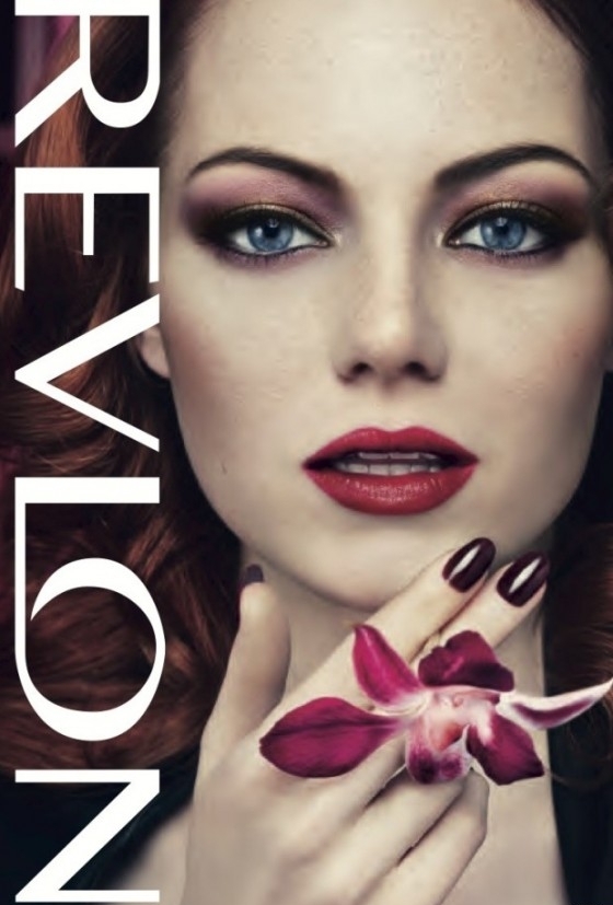Эмма Стоун в рекламной кампании Revlon. Осень / зима 2012-2013