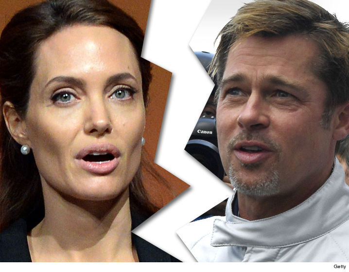TMZ: Анджелина Джоли подала на развод с Брэдом Питтом