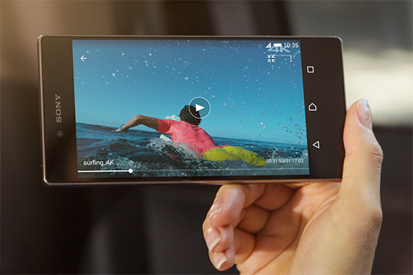 Sony представила смартфон Xperia Z5 с рекордным разрешением экрана 4К