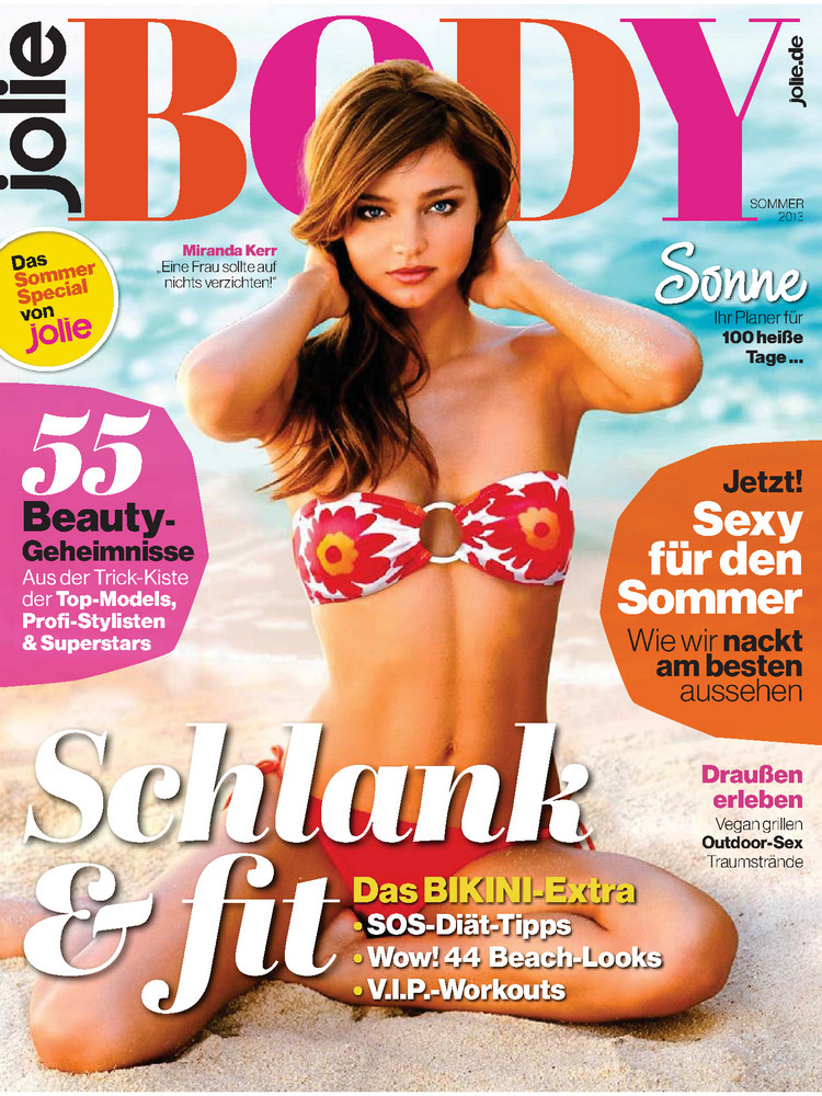 Миранда Керр в журнале Jolie Body. Лето 2013