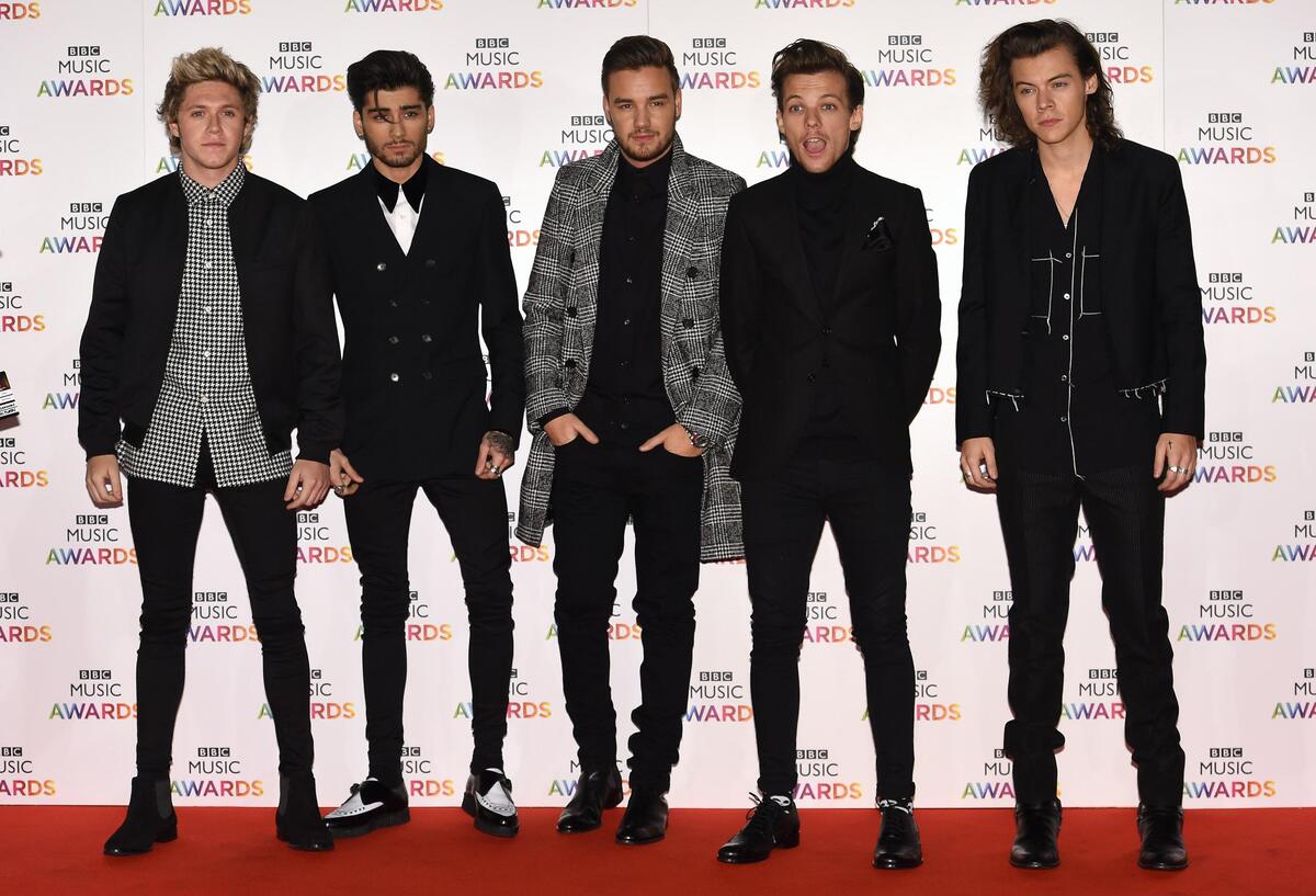 Звезды на церемонии BBC Music Awards 2014